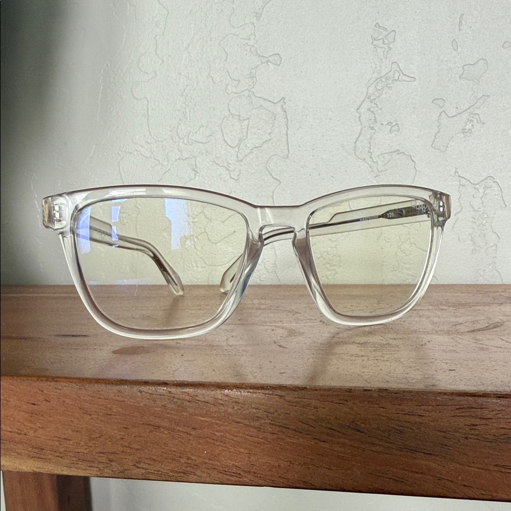 Quay Australia Blue Light Clear Glasses
